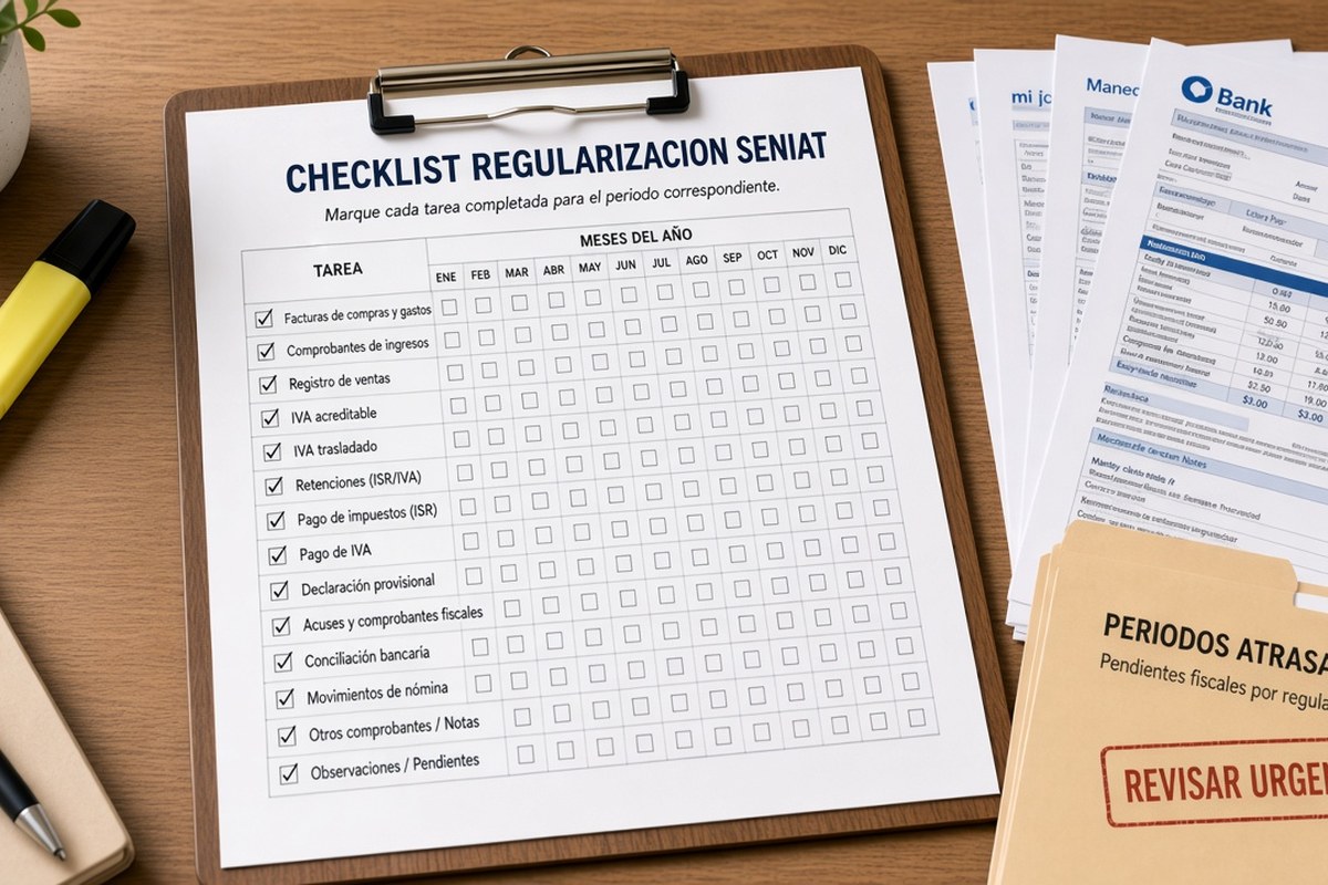 Checklist para regularizar impuestos atrasados ante el SENIAT