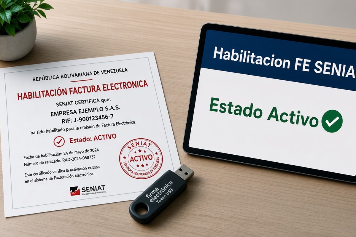 Qué necesitas para habilitar facturación electrónica ante el SENIAT